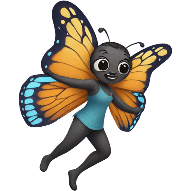 butterfly dancing emoji