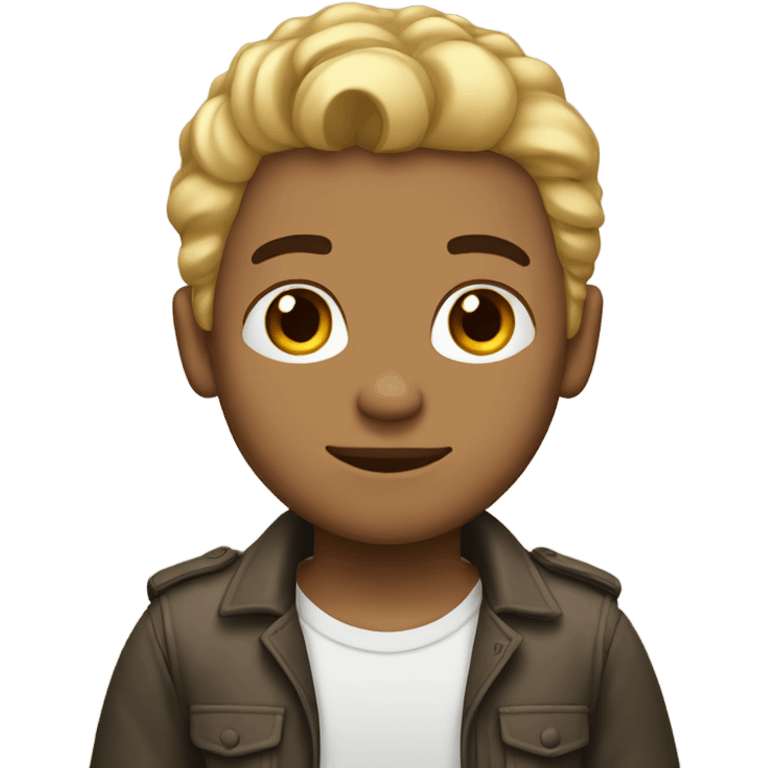 Lightskin fella with blonde hair emoji