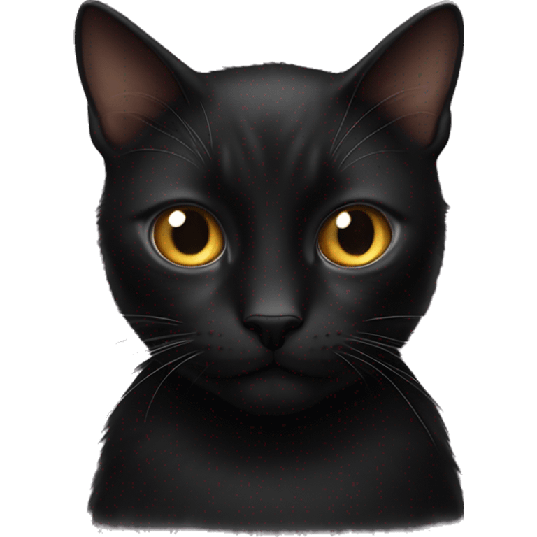 elon musk black cat version with whiskers emoji