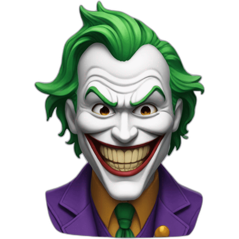 The Joker laughing emoji