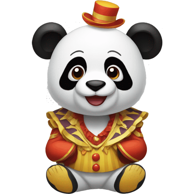 Panda payaso enano  emoji