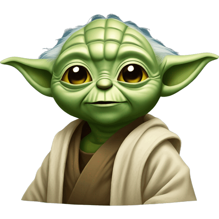 yoda star wars sonriendo emoji