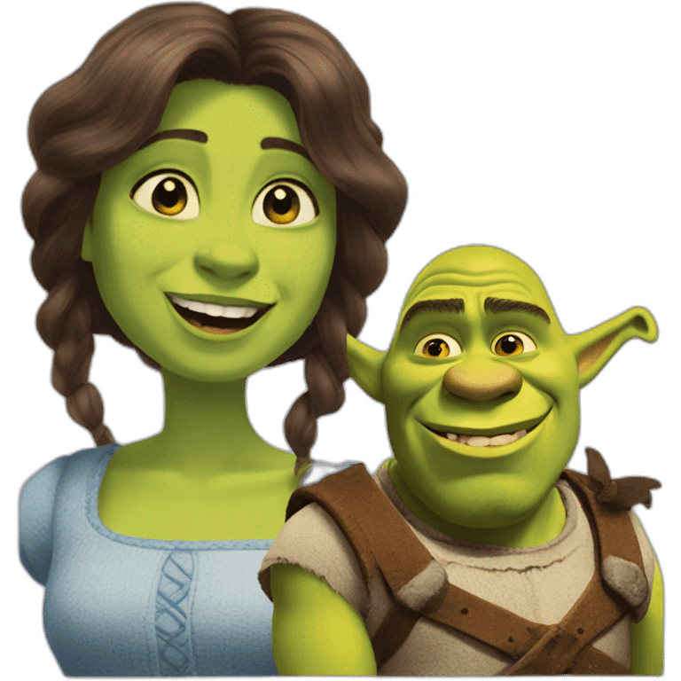 Shrek & micka emoji