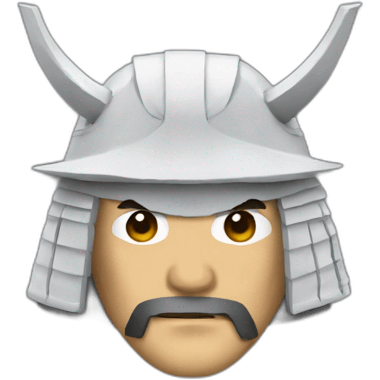 jean lassalle disguised as a samurai emoji