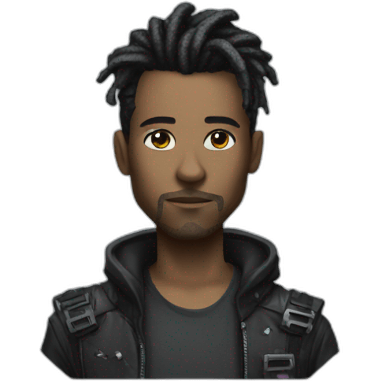 Cyberpunk David emoji