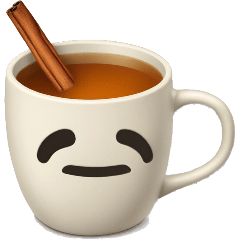 hot apple cider with cinnamon stick emoji