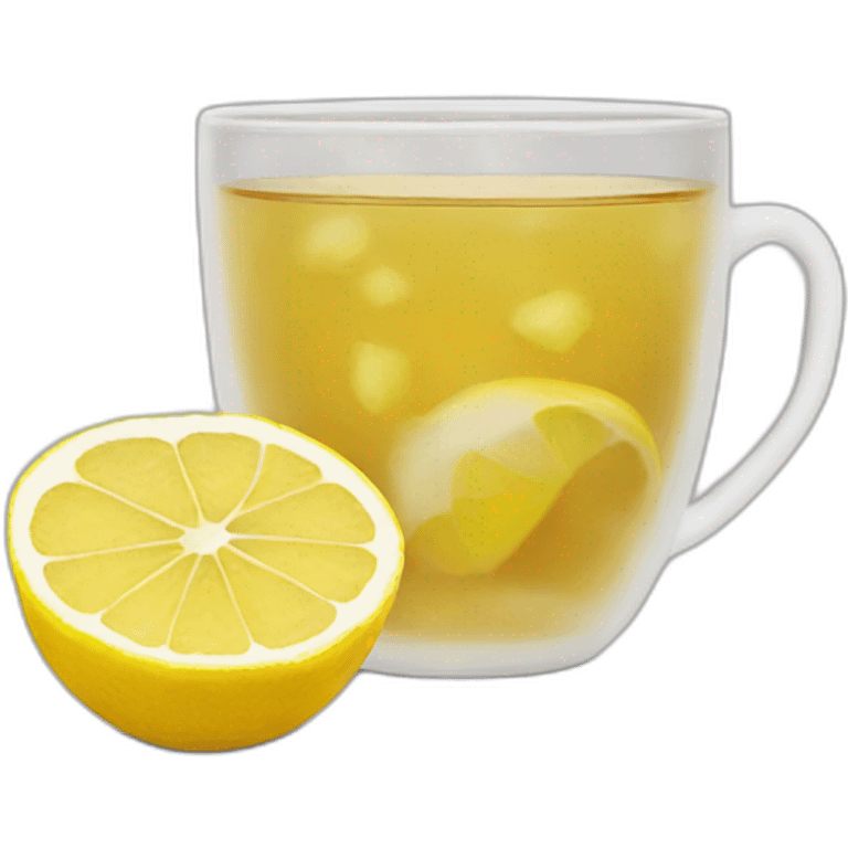 lemon ginger tea emoji