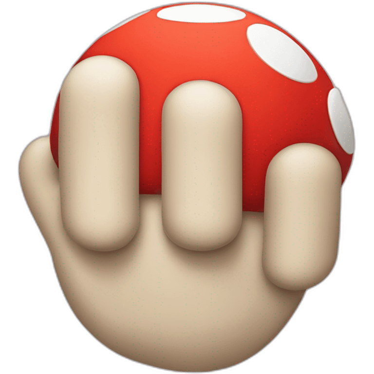 super mario hand emoji