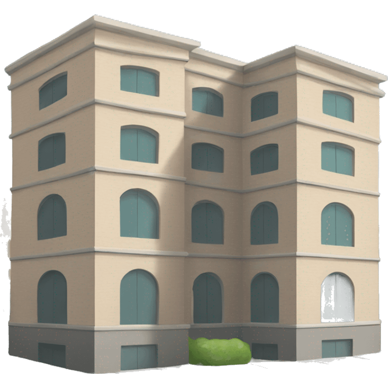 building/flat emoji