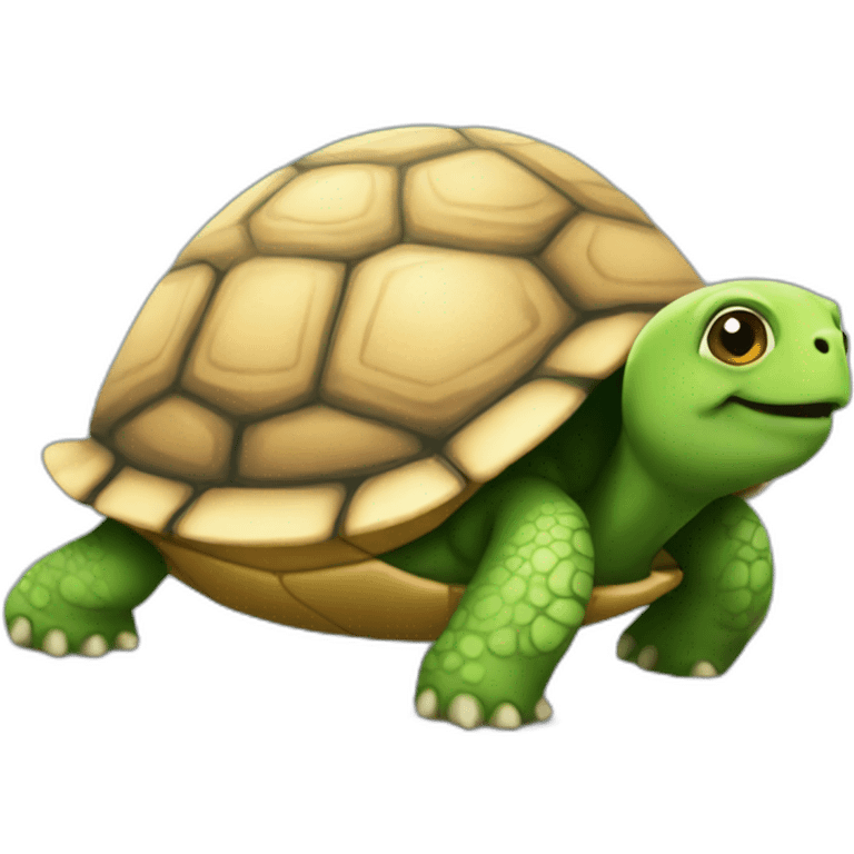 turtle with a house on its back emoji