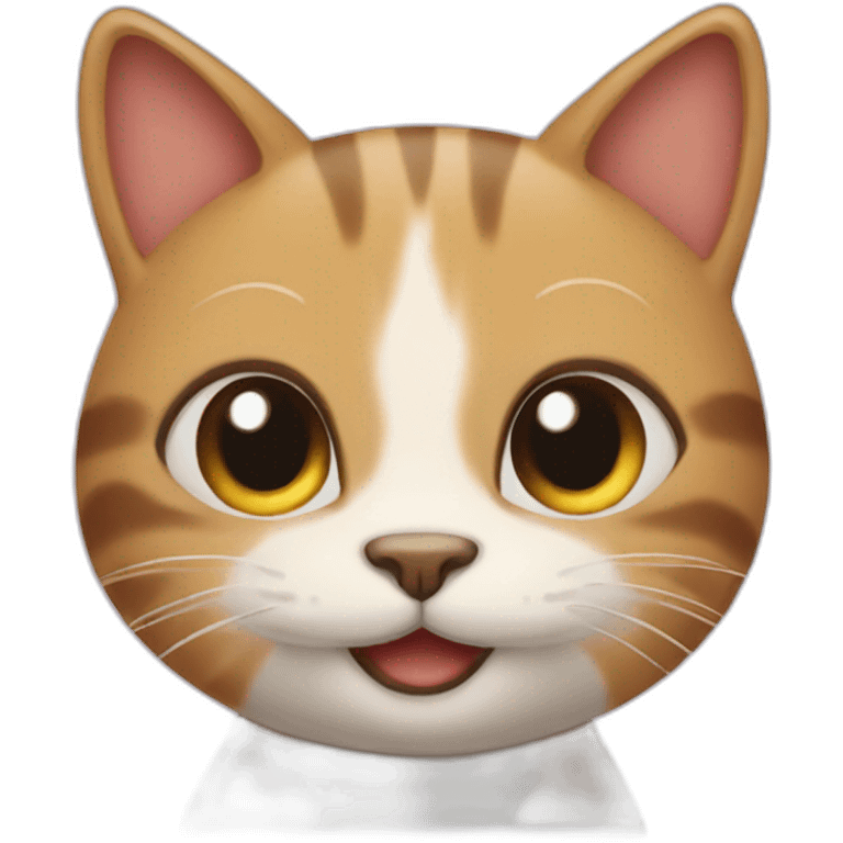 cute cat smiling emoji