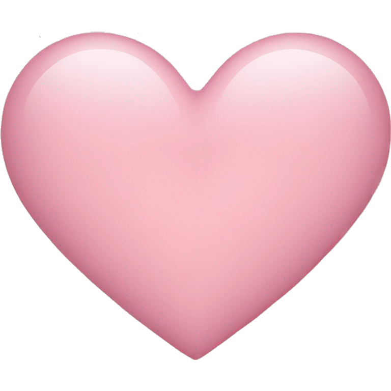 Heart light pink emoji