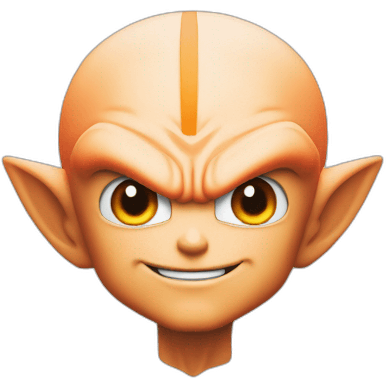 Orange piccolo dragon ball film super hero emoji