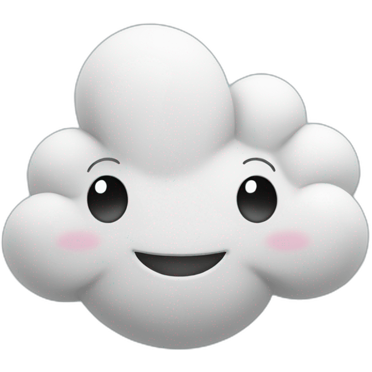 cheerful cloud emoji