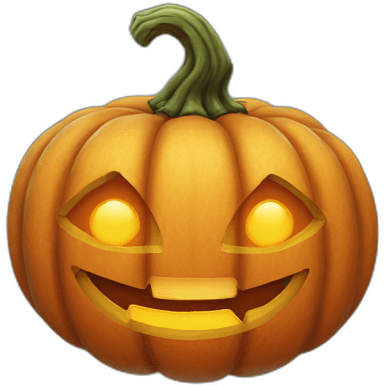 Jack-o-lantern-cloud emoji