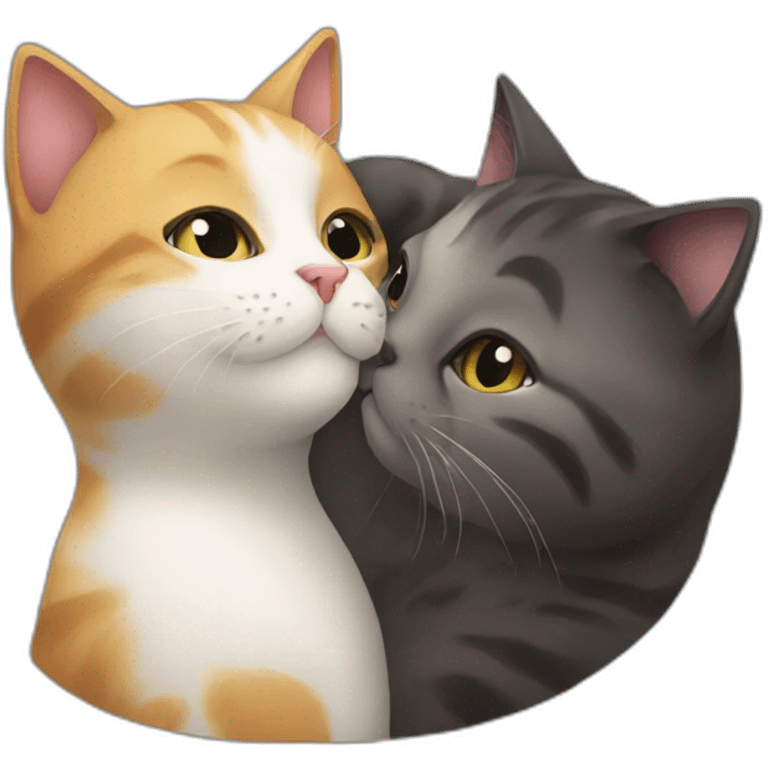 kissing cat emoji