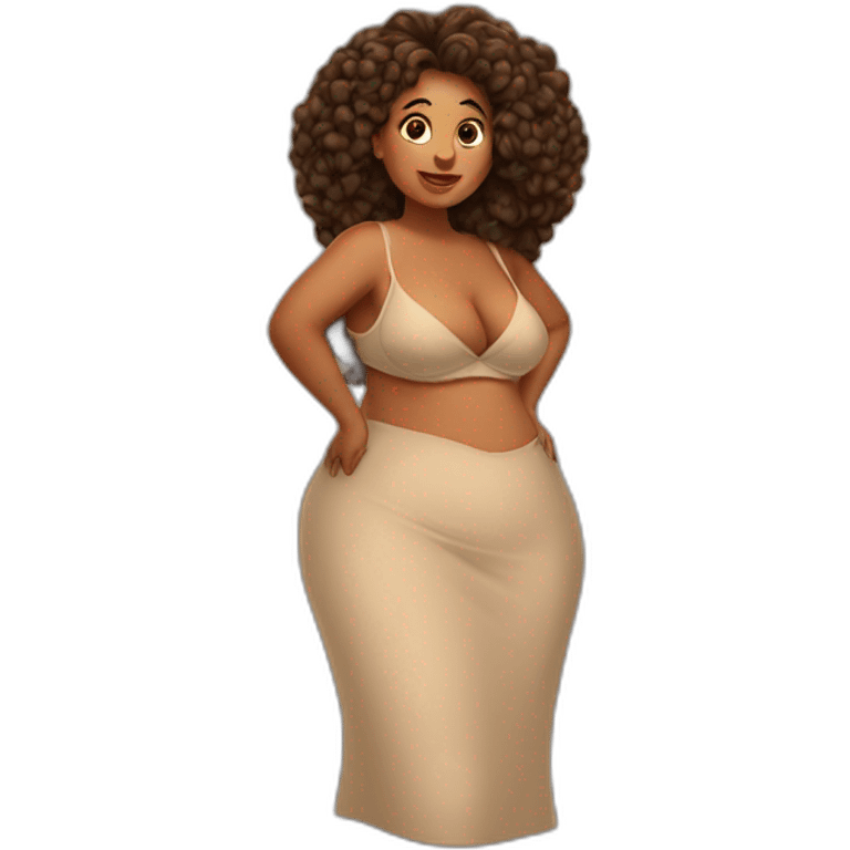 voluptuous woman emoji