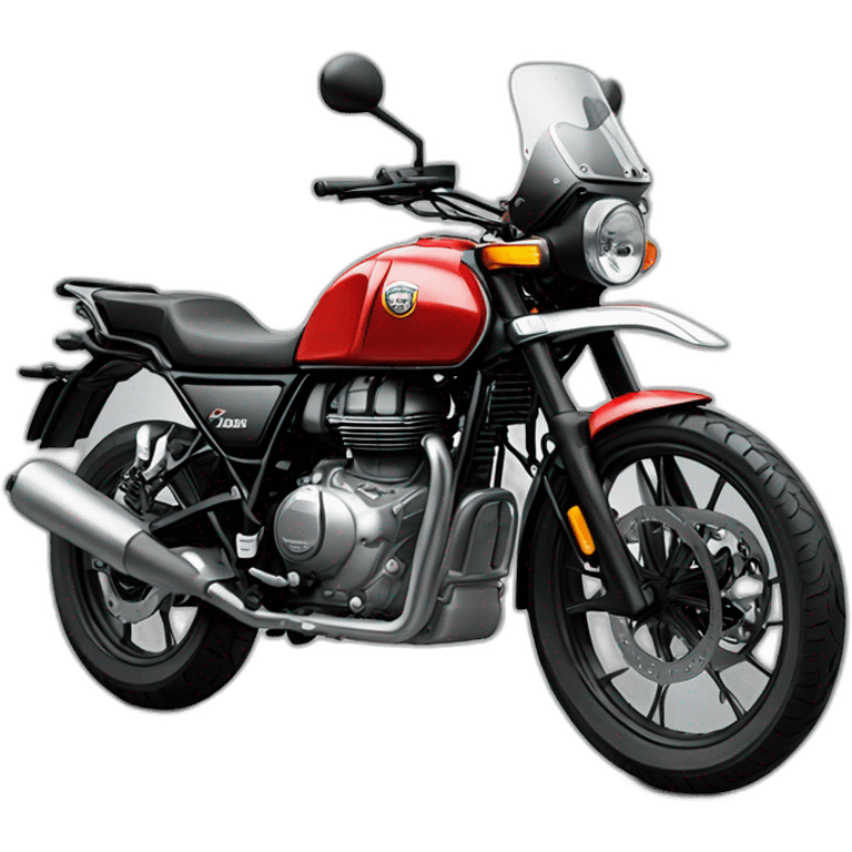 Royal enfield Himalayan bike emoji