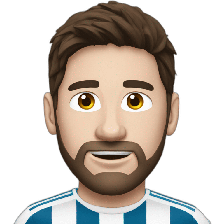 Messi orando emoji