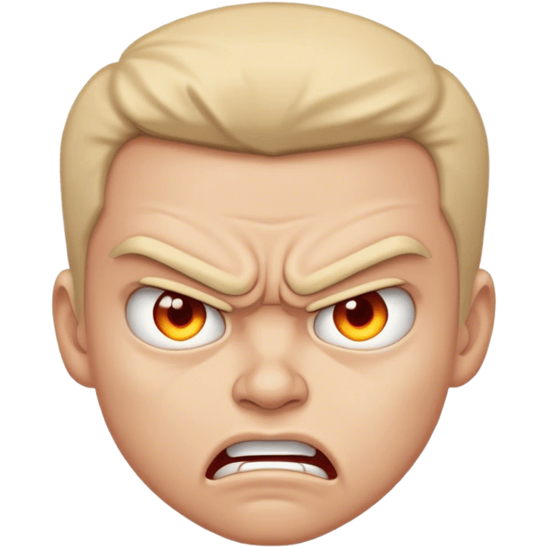 Angry face  emoji