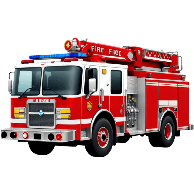 Fire Engine - Pierce Enforcer Pumper (Model Year: 2021) (Iconic colour: Red) emoji