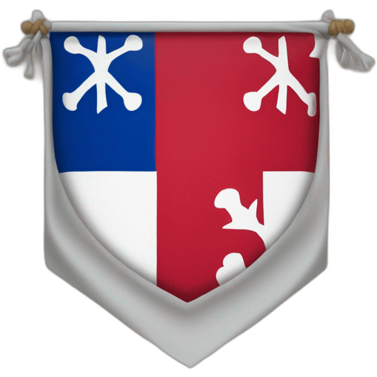 Drapeau de la region bretagne emoji