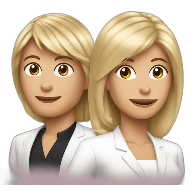 brigitte et macron emoji