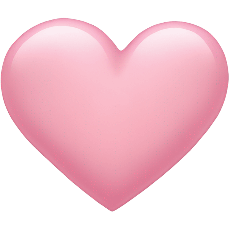 light pink heart emoji