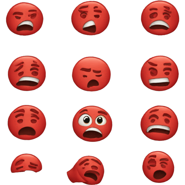 Red emojis  emoji