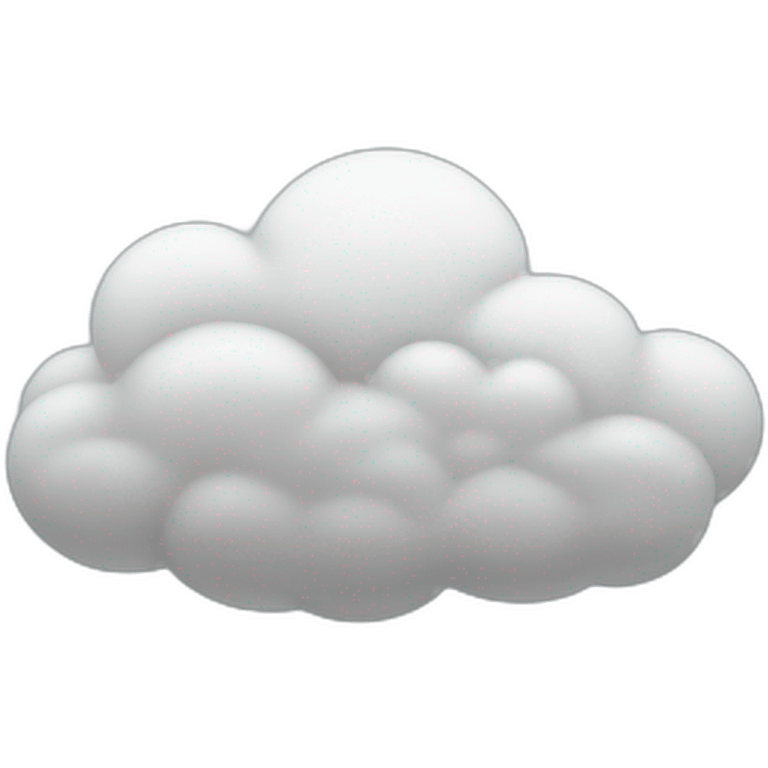 Cloud emoji