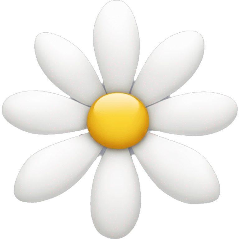 White flower with 11 petals emoji