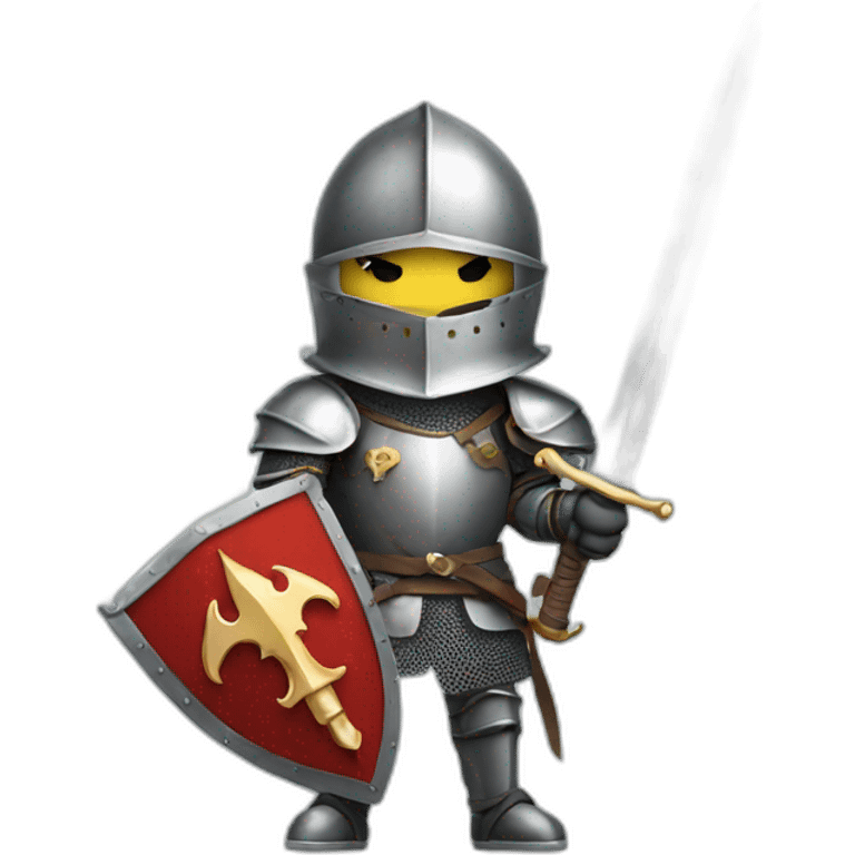 knight with a sword emoji