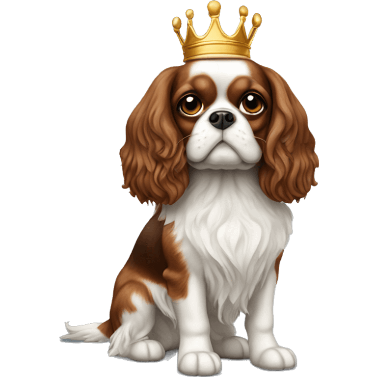 Miniature King Charles spaniel dog emoji