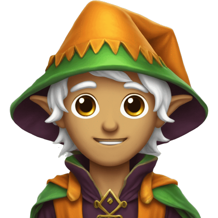 pumkin elf male wizard emoji