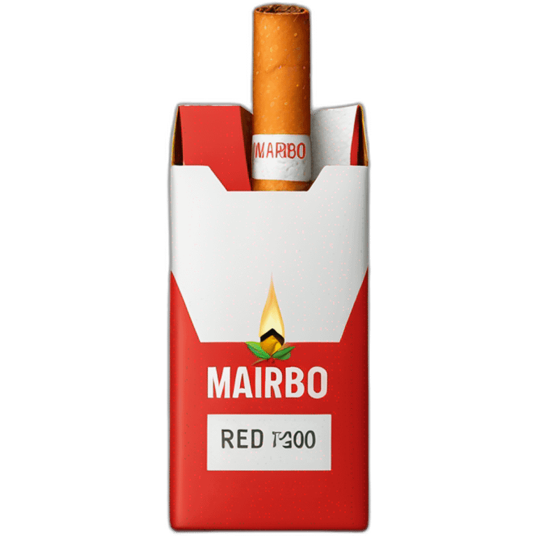 Marlboro red emoji