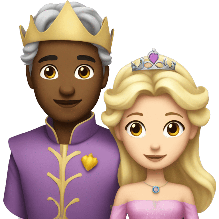 Princess and prince  emoji