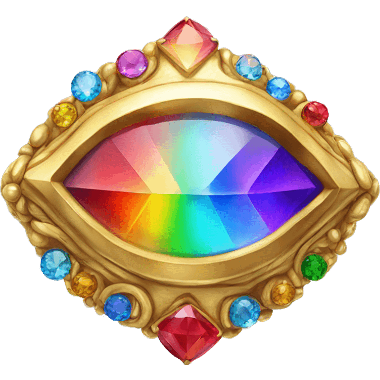 rainbow jewel emoji