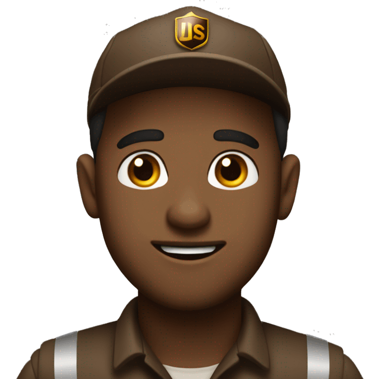 Geoff as ups driver  emoji