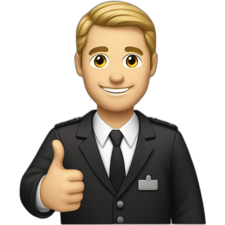 mormon missionary doing a thumbs up emoji