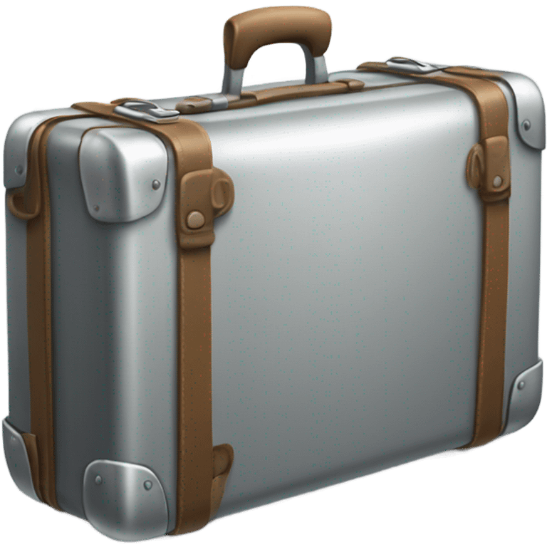 Silver suitcase emoji