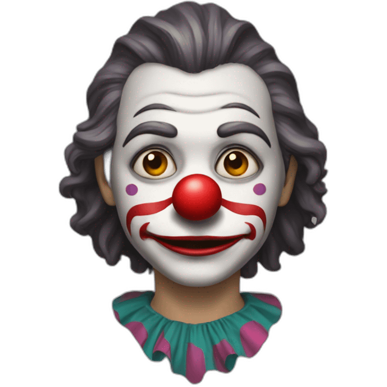 la perrque d'un clown emoji