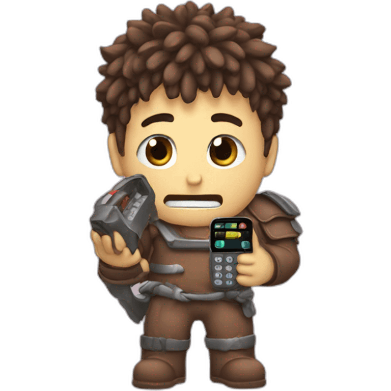 guts-with-a-phone emoji