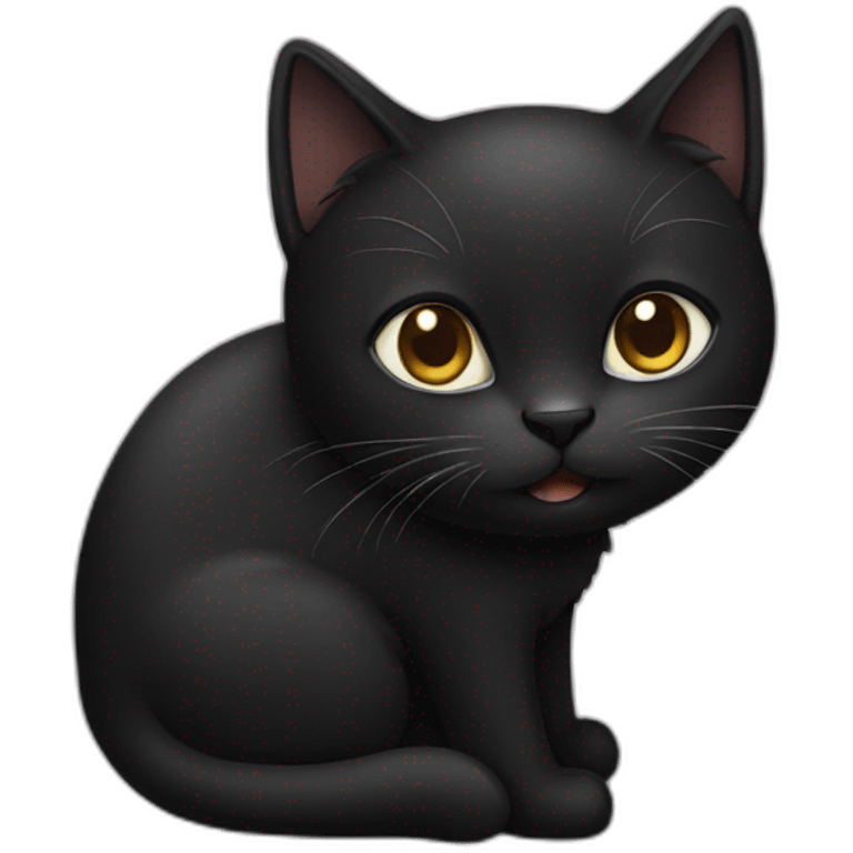 Balck cat emoji