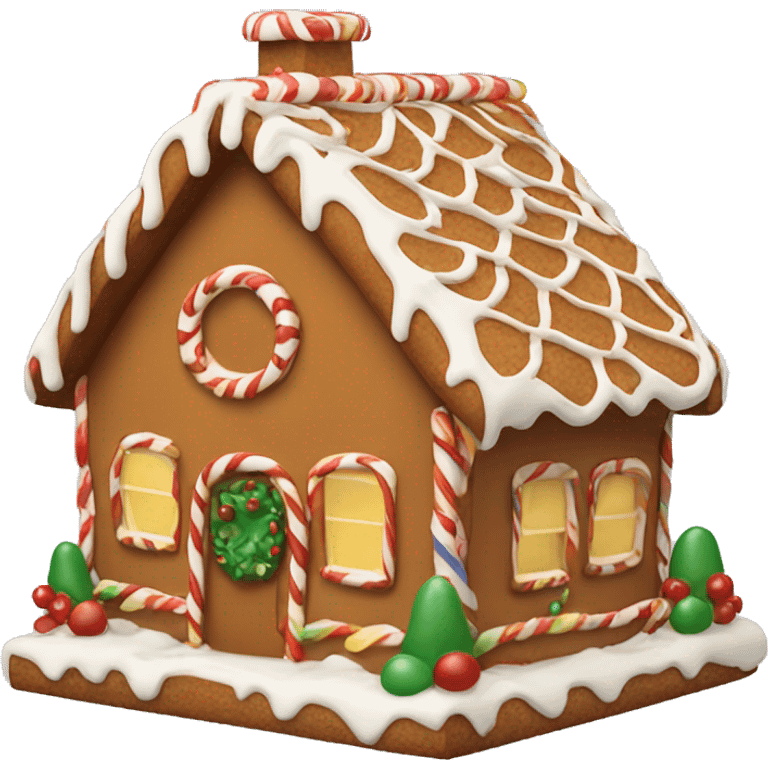 ginger bread house  emoji