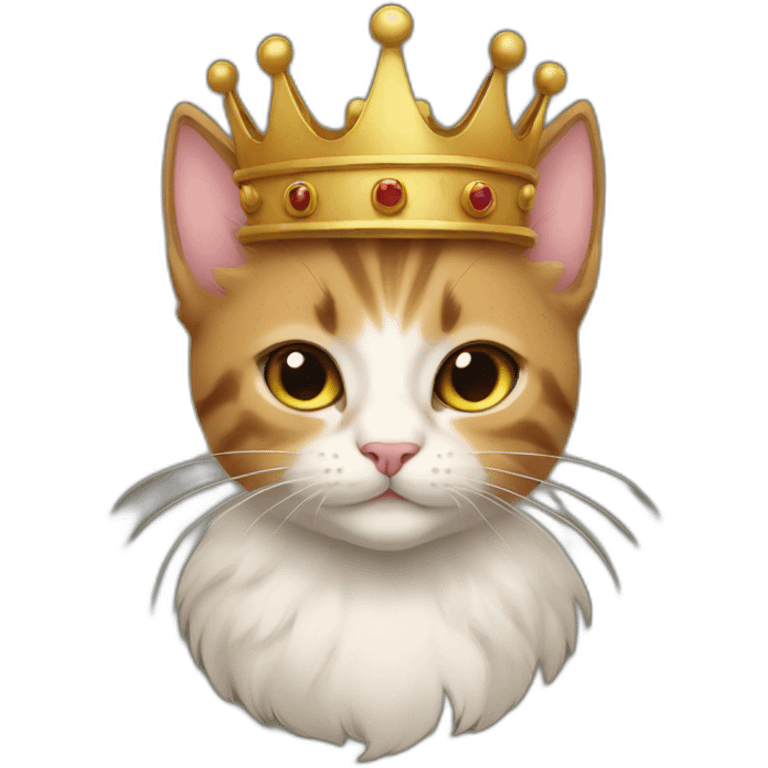 king of kitten emoji