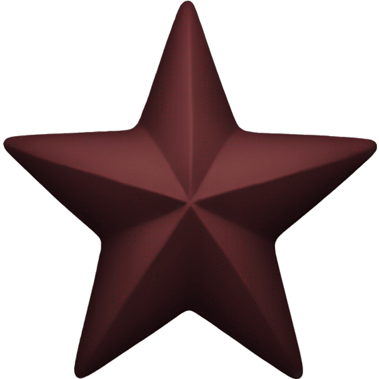 Dark red star emoji