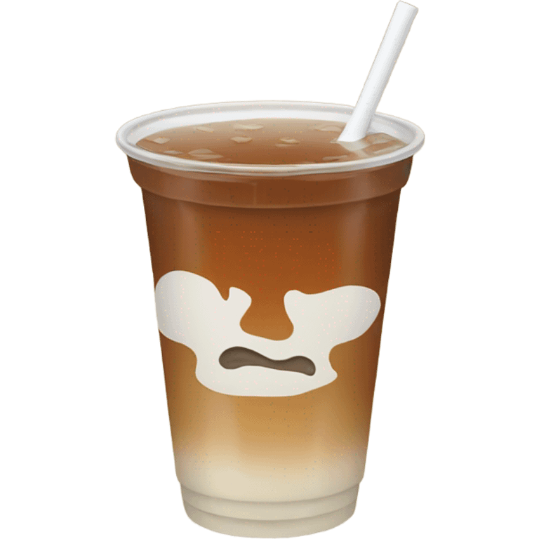 Brown tea boba  emoji