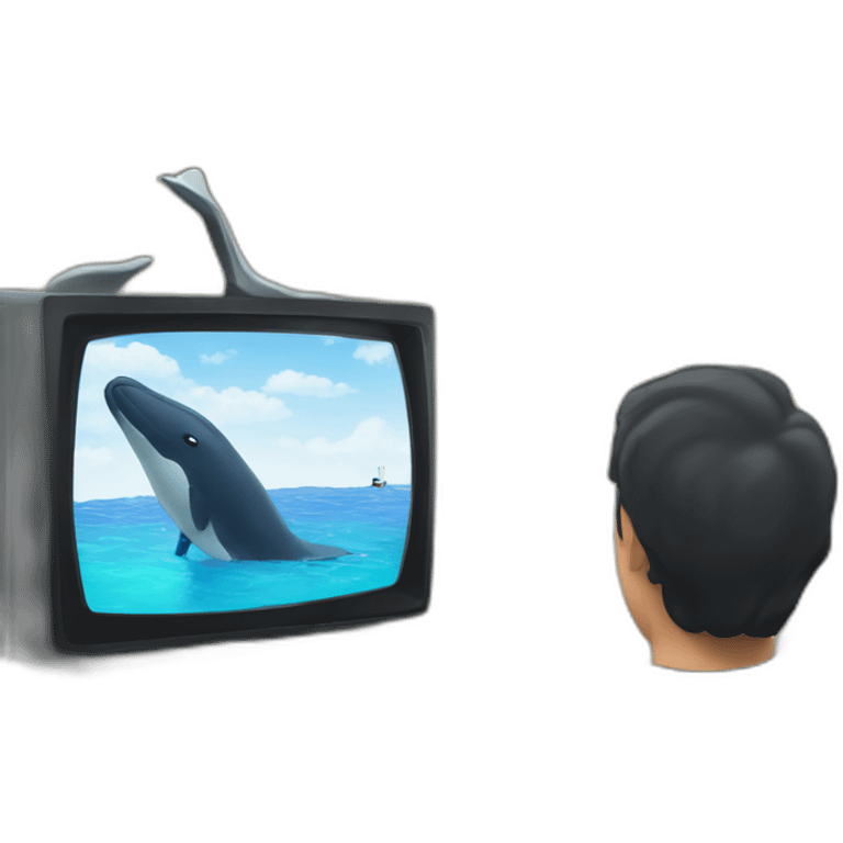 whale watching tv emoji