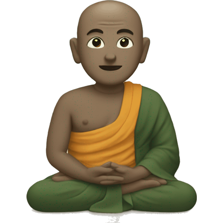 A Buddhist by the sea emoji