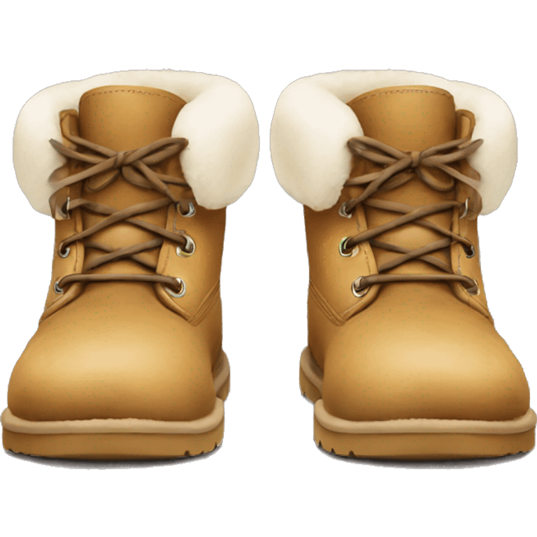 Preppy aesthetic UGGs emoji